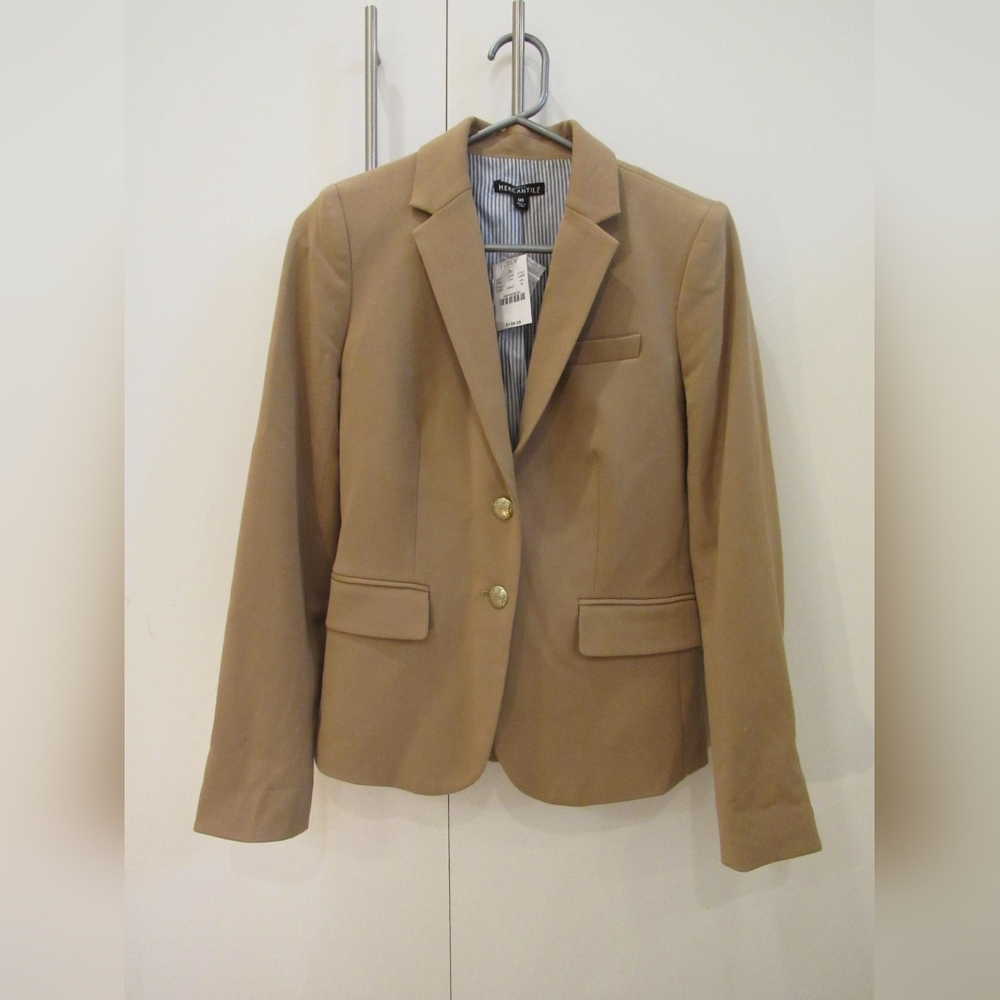 Mercantile by J. Crew Tan Blazer